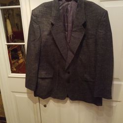 Light Jacket,  Gray,  Size XL, Wool. 