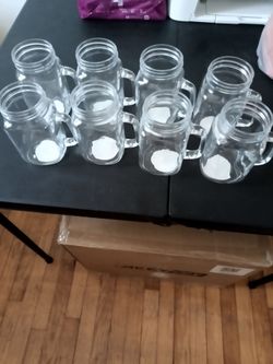 Glass mugs