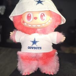 Labubu Clothes For DALLAS Football JERSEY AND HAT $10.
