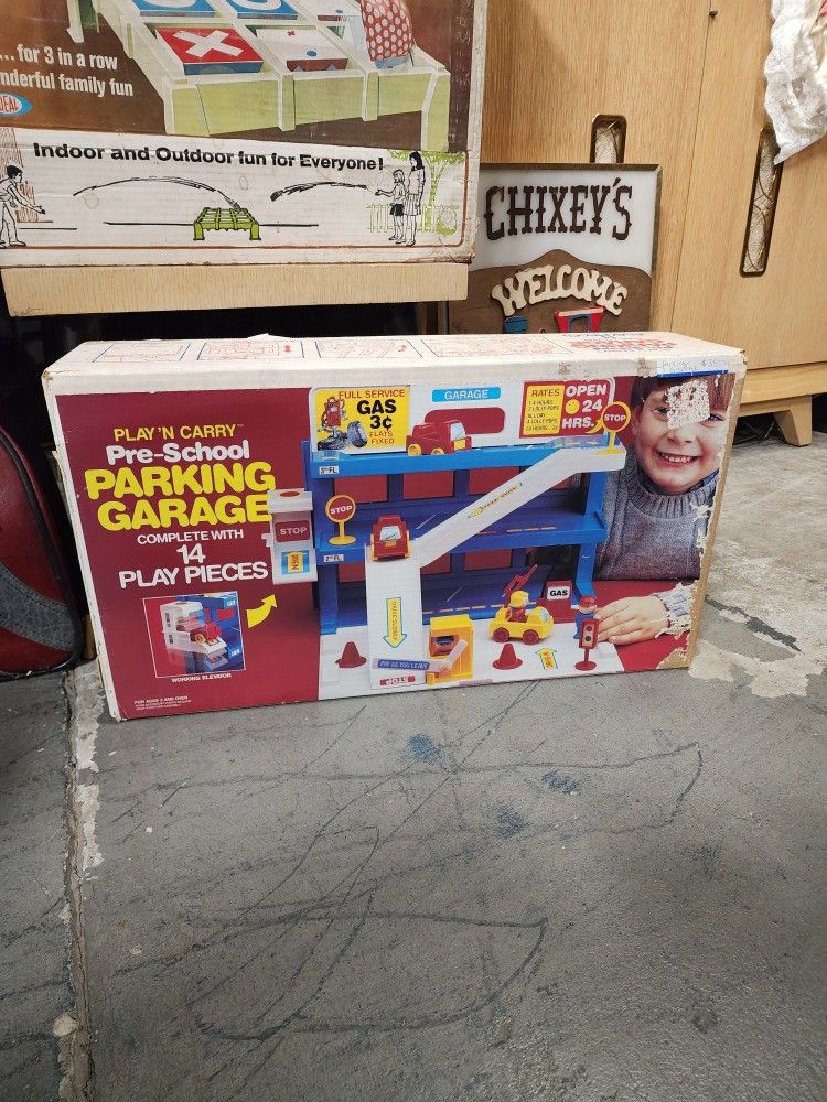 Vintage Pre School Parking Garage