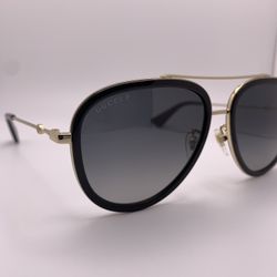 Gucci Aviator Sunglasses Polarized Unisex Authentic Like New