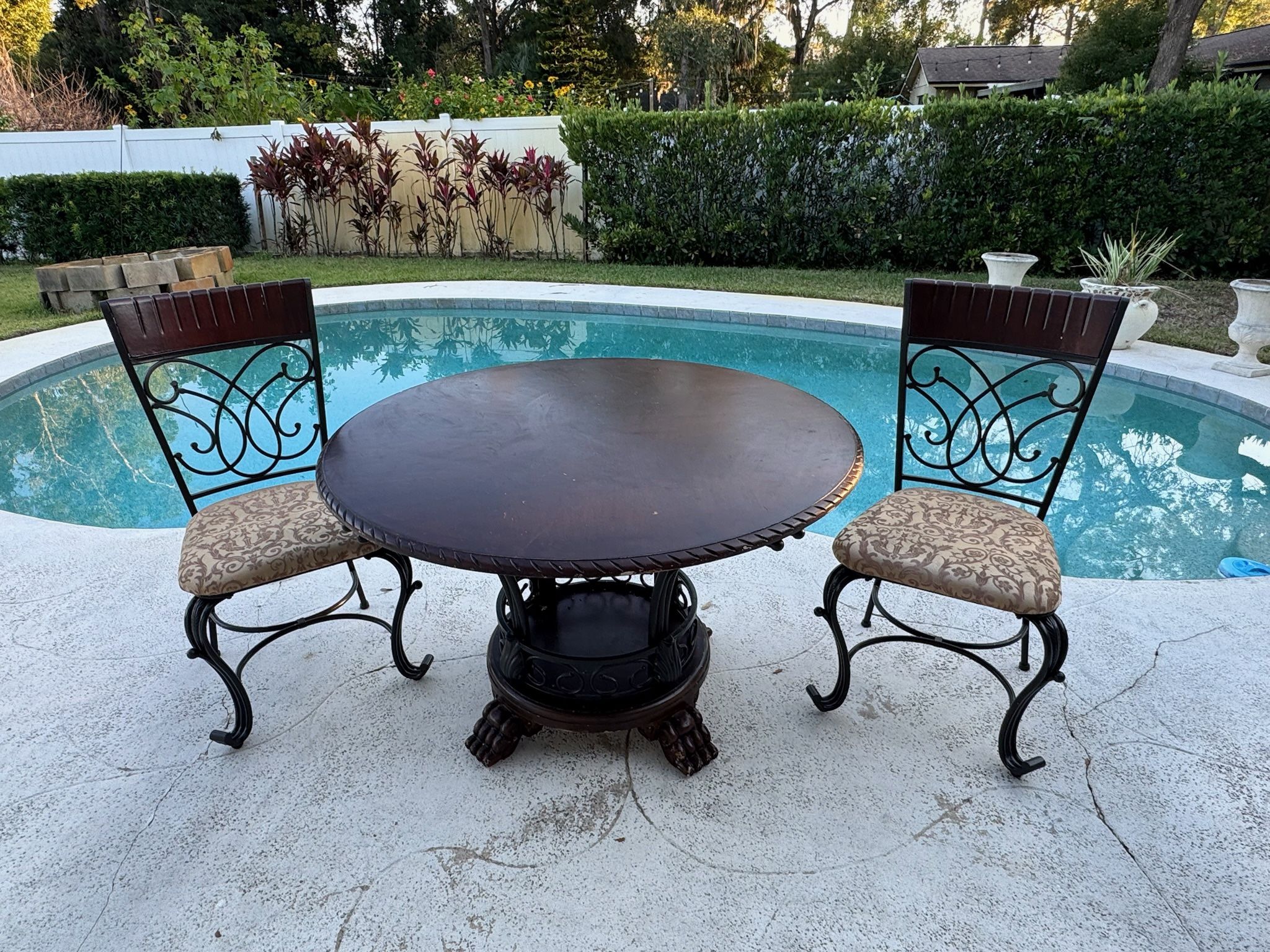 Dining Table and (2) Chairs