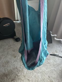 New swing hammock chair with hardware to attach to ceiling