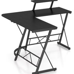 Mr IRONSTONE L Shaped Gaming Desk Corner Computer Desk