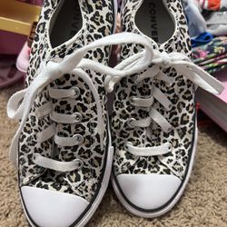 Converse Girls Shoes Cheetah (2.5)