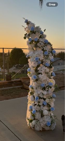 Blue & white florals r.e.n.t