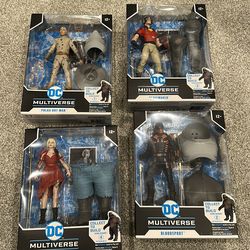 Dc multiverse BAF king shark  peacemaker polka dot man Harley Quinn bloodsport