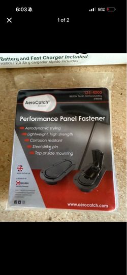 AeroCatch Xtreme 125-4000 Performance Panel Fastener