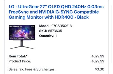 Gaming monitor