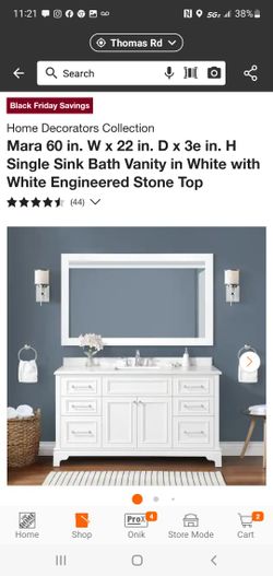 Brand New 60" Single Sink Vanity.