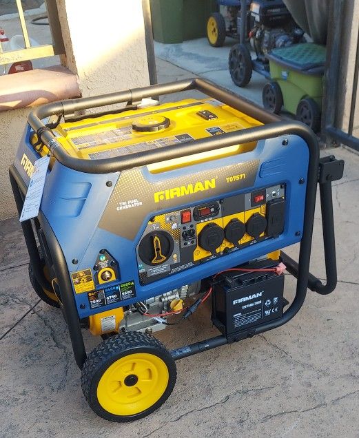 Firman 9400W Tri Fuel Generator (0 hours) $950