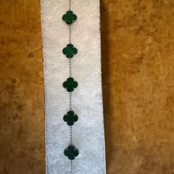 925 Sterling Silver Clover Bracelet