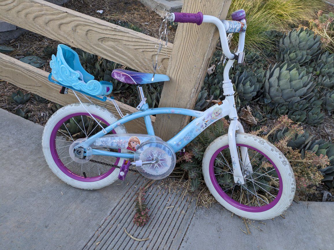 Kids 16" Frozen Bike (Good Size For 5-10 Year Old Kids)