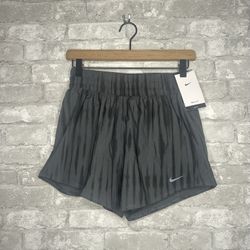 Nike Women's Dri-FIT Mid-Rise Brief-Lined Running Shorts NWT Size Small