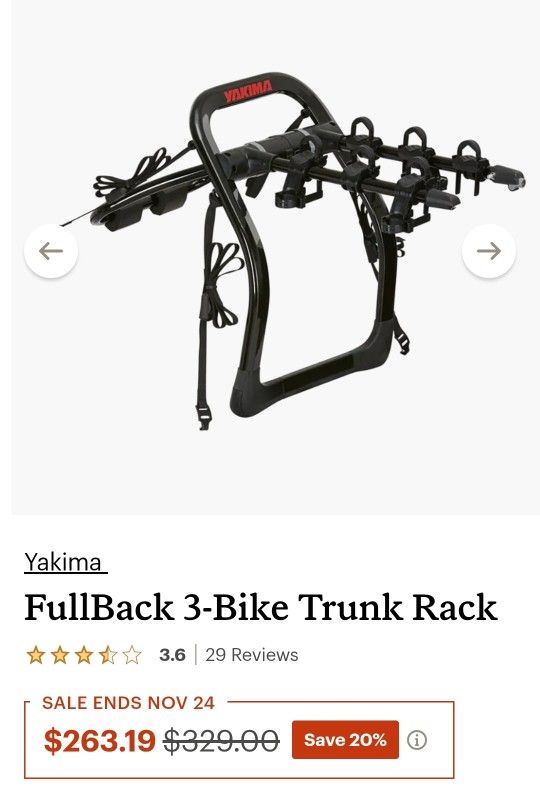 Yakima King Joe 3 Bike Rack