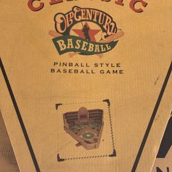 Classic Old Century Wooden Baseball Pinball Style Game 