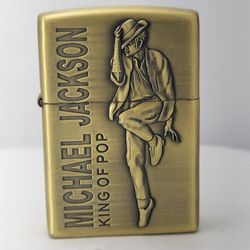 3D Carved Michael Jackson Billie Jean Moonwalker Lighter, King Of Pop, Windproof