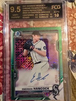 Emerson Hancock graded rookie auto lot