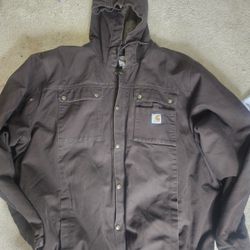 DARK BROWN CARHARTT JACKET