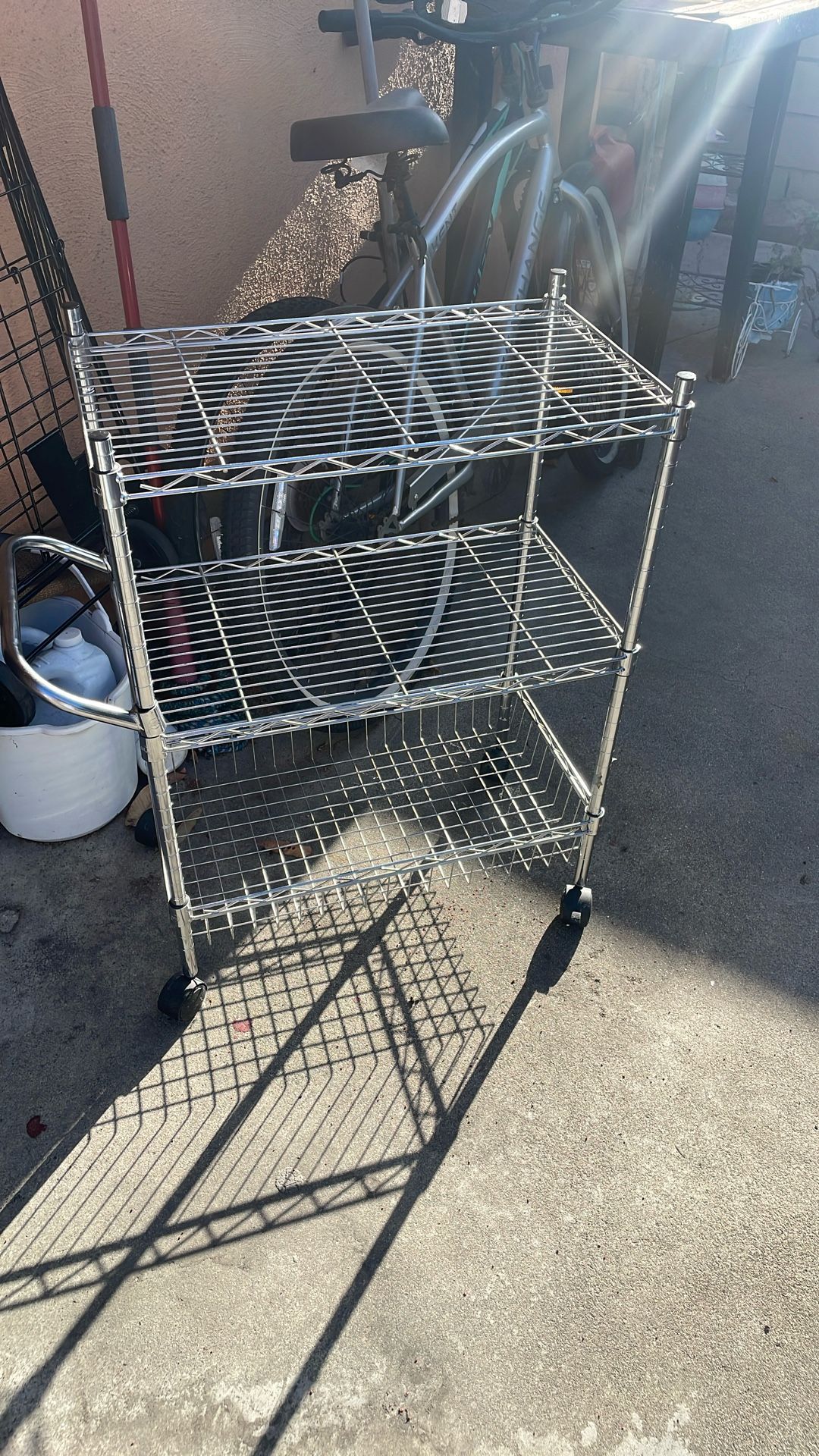 Chrome Shelf/ Cart