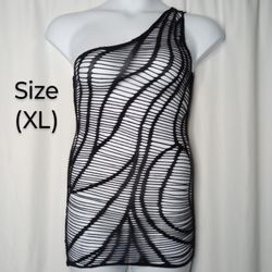 Fishnet Sex Dress Plus Size (XL)