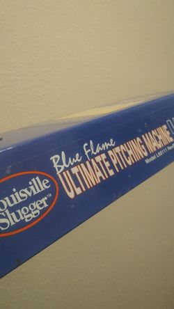 Louisville slugger blue flame ultimate pitching machine model L60111  Auction