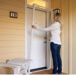 Genius Cool Retractable Screen Doors for Single Door - Roll Away Retractable Screen Doors for Front Door - Standard Width (32 in to 36 in) x Height 80