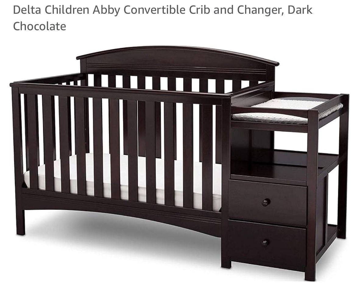 Delta Children, Abby Convertible Crib and Changer