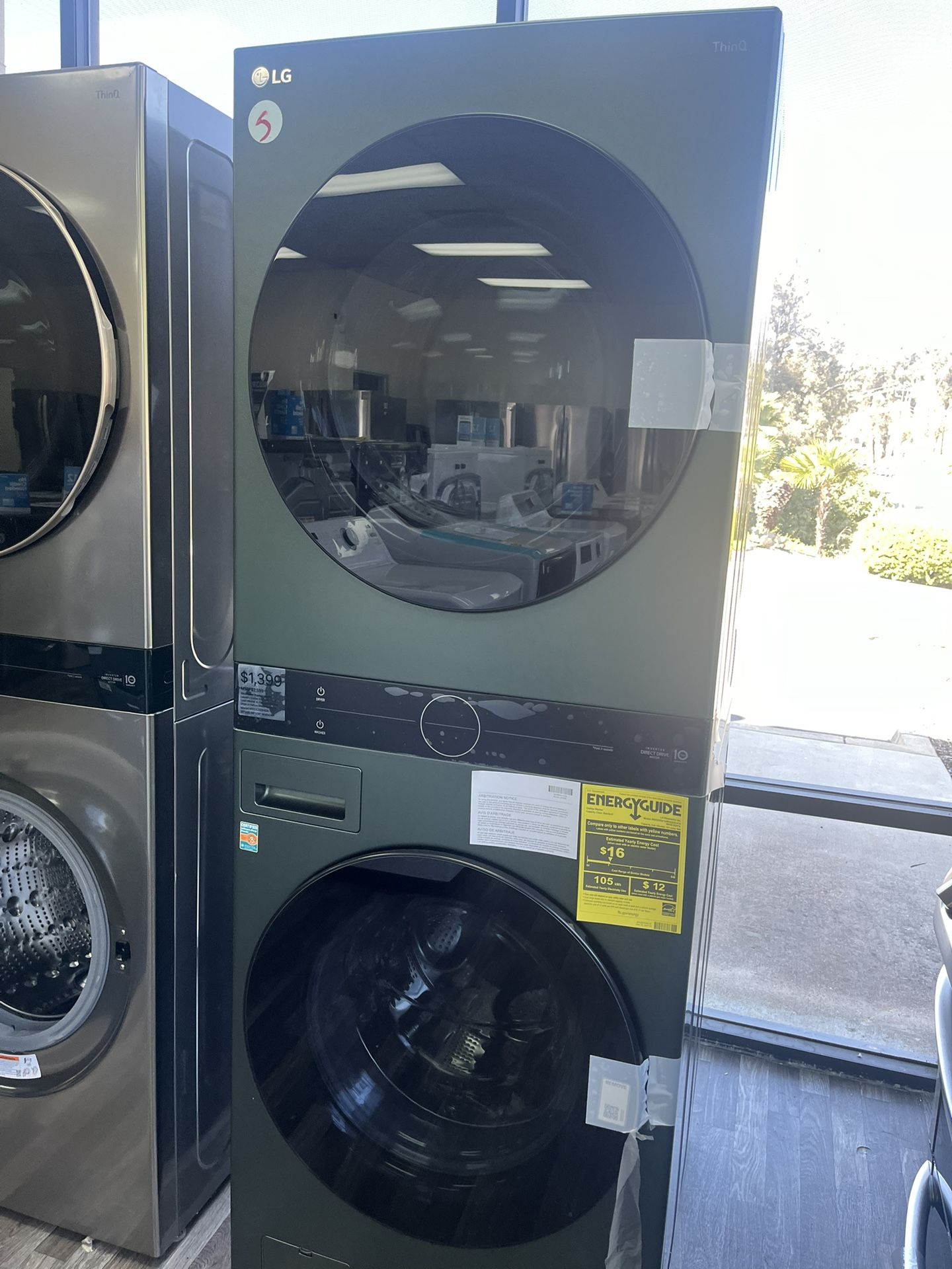 Single Unit Wash-tower Electric Set  WAS$2599 NOW$1399