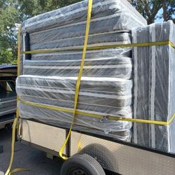 🔥🔥🔥 QUEEN SIZE LUXURY ORTHOPEDIC FIRM MATTRESS SET LIQUIDATION SALE 🔥🔥🔥