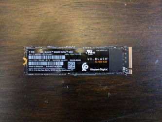 WD Black SN850 1TB NVME