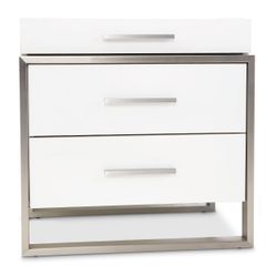 Marquee Cloud White Nightstand