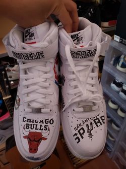 Nike Air force 1 mid Supreme Nba.