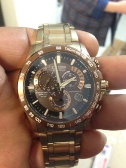 Citizen echo drive perpetual chrome AT 200 m