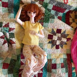 Custom BJD, Hand Painted Blush. 