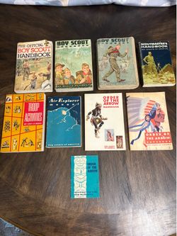 Vintage Boy Scout books