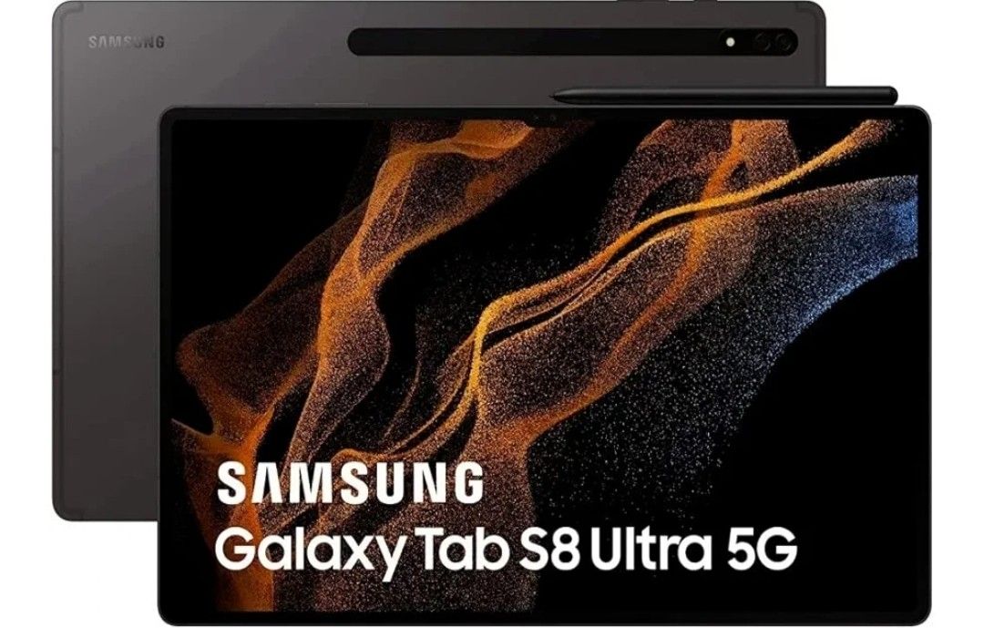 Wifi Samsung S8 Ultra Tablet With Case,pen And Original Keyboard