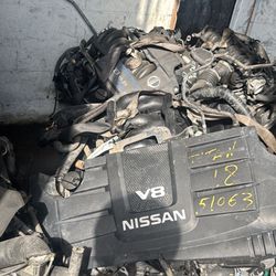 2018 Nissan Titan 5.6 Engine 