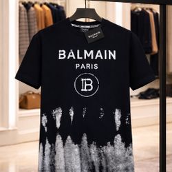 Balmain Black Tshirt 3for$100