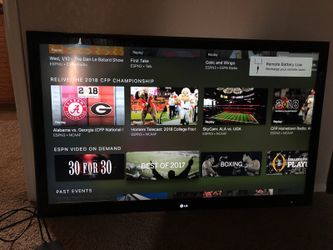 55" LG Led flat panel TV