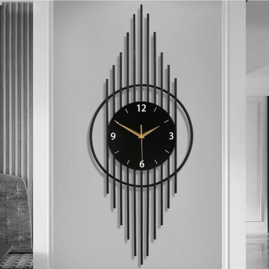 Wall Clock,Decorative Wall Clocks with Silent Quality Quartz Clock Battery Operated,Large Wall Clock for Living Room,Kitchen,Home,Bathroom,Bedroom Wal