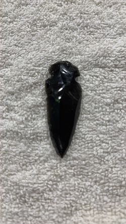 Black Obsidian Arrowhead