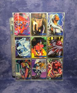 1995 Flair Marvel Annual Base Set Trading Cards Lot of 105