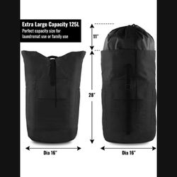 JOINPRO Laundry Bag Backpack, 125L, Extra Large ... 