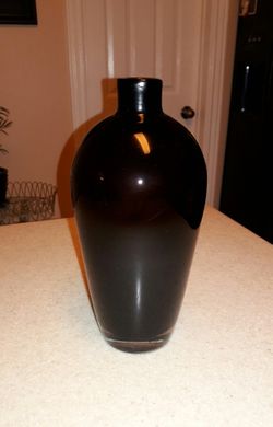 Black vase