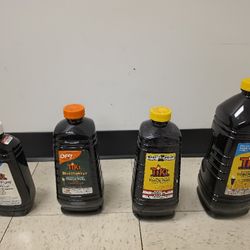 Lot of 4 Tiki Torch Fuel new old stock Sealed Outdoor Patio Torches Equiptment citronella Paraffin