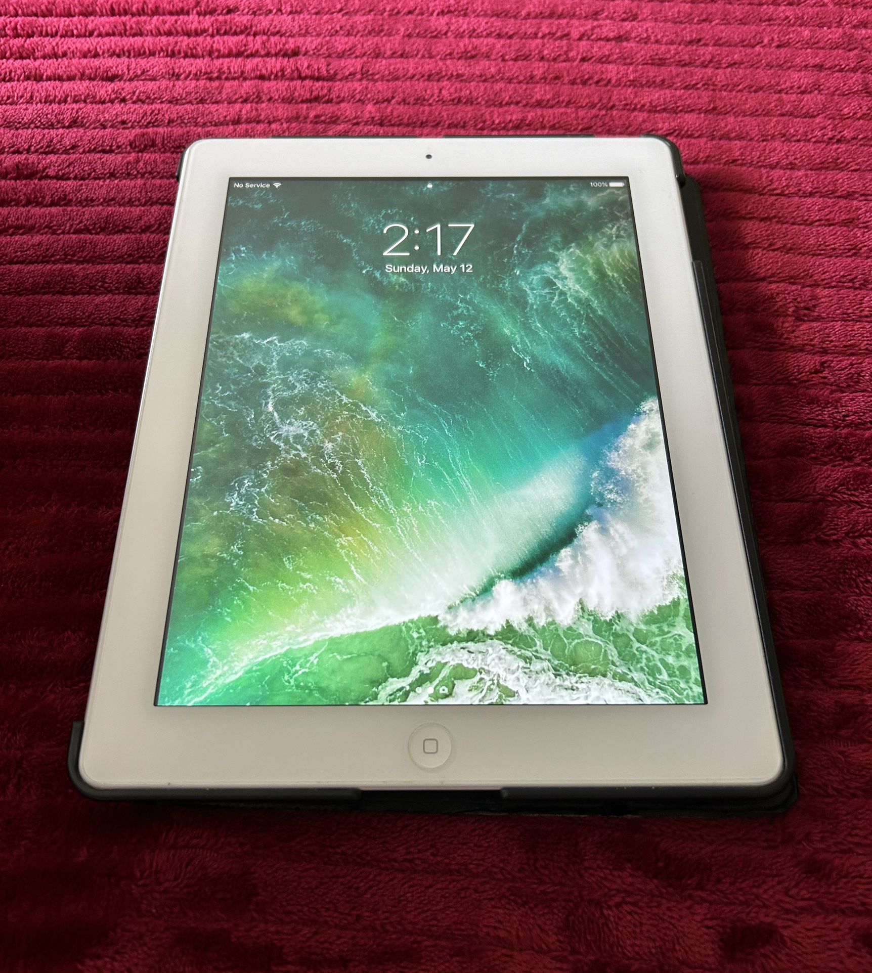 Apple iPad 64GB Dual-Core 9.7” with case in excellent condition. $50