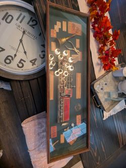 Vintage Empire State Express #999 train display