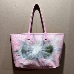 1 Of 1 Custom Hand Painted Pink Goyard St. Louis Tote Bag