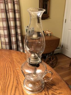 Antique, oil lamp